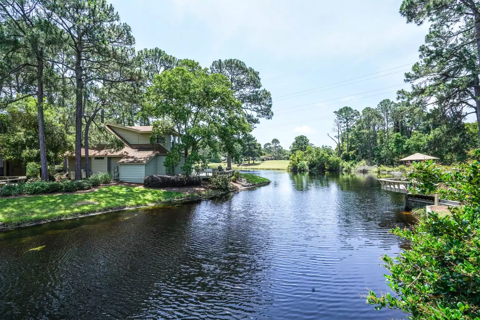 Water view from patio