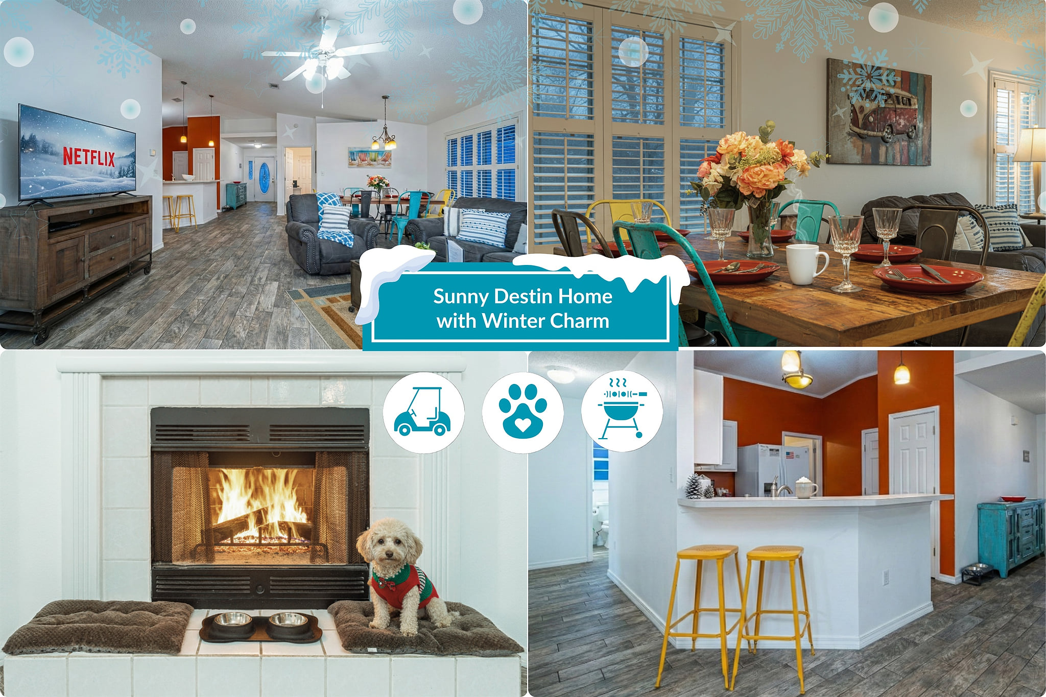 Destin Winter Home Interior
