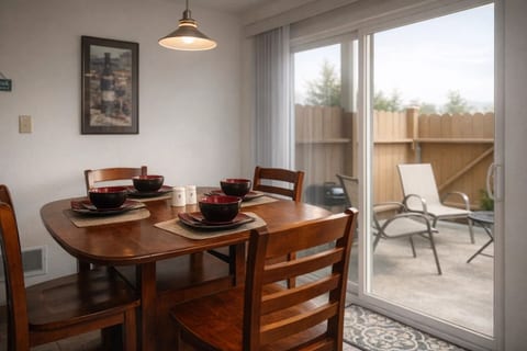 Enjoy your meal with your loved ones at the dining area