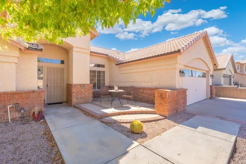 A second outdoor patio to relax in. Enjoy your an evening drink while watching the sun set from this patio right outside the front door.