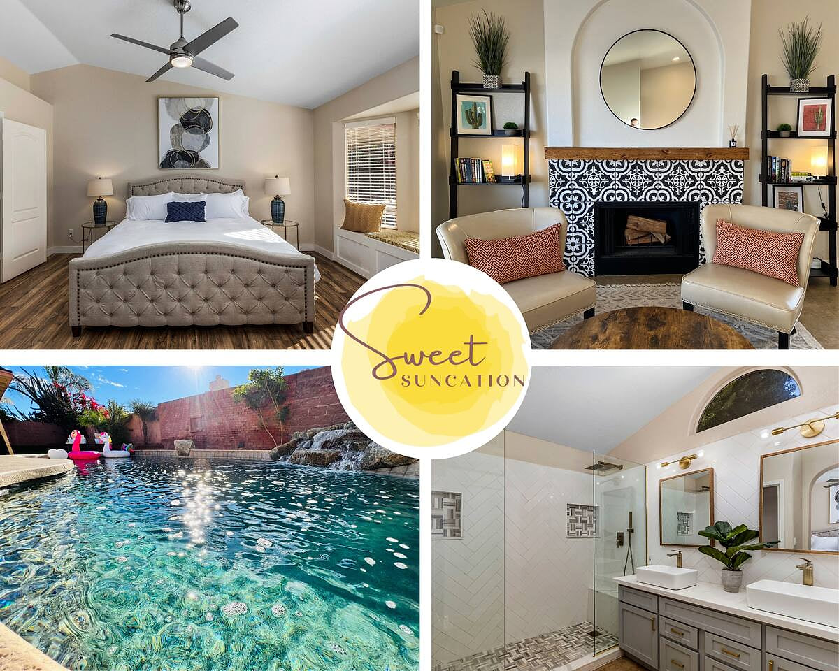 Family friendly. Great location. Pool and spa-like backyard. Game room with pool table, ping pong table, foosball table, board games.

Perfect for couples getaway, girls' trip, golf trip, spring training.
