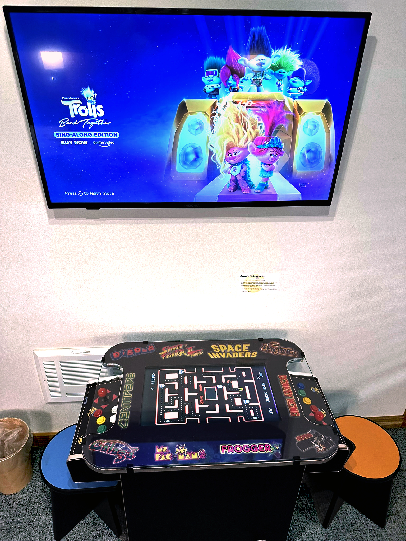 Arcade w/ 100s of games, FireTV w/ premium channels and games (Bunk room 5)