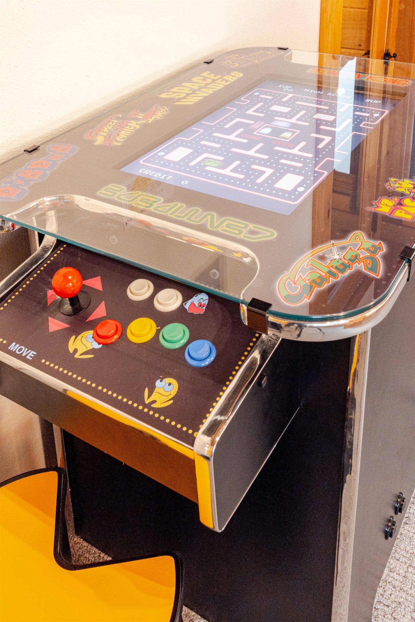 150 game cocktail arcade in Bunkroom 5