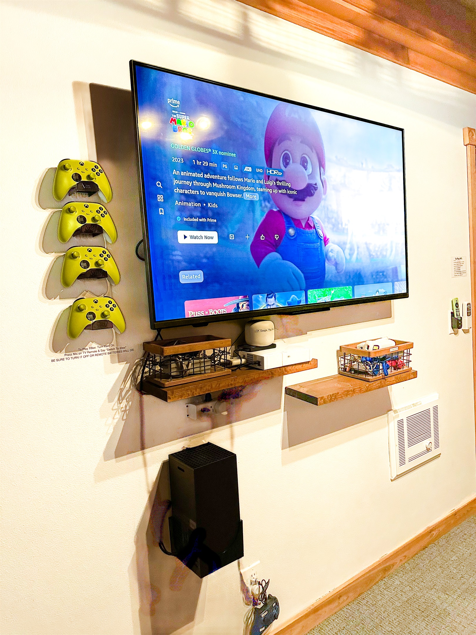 Wii (100s of games), xbox (unlimited game pass), FireTV (premium channels & games included) Bunk room 4