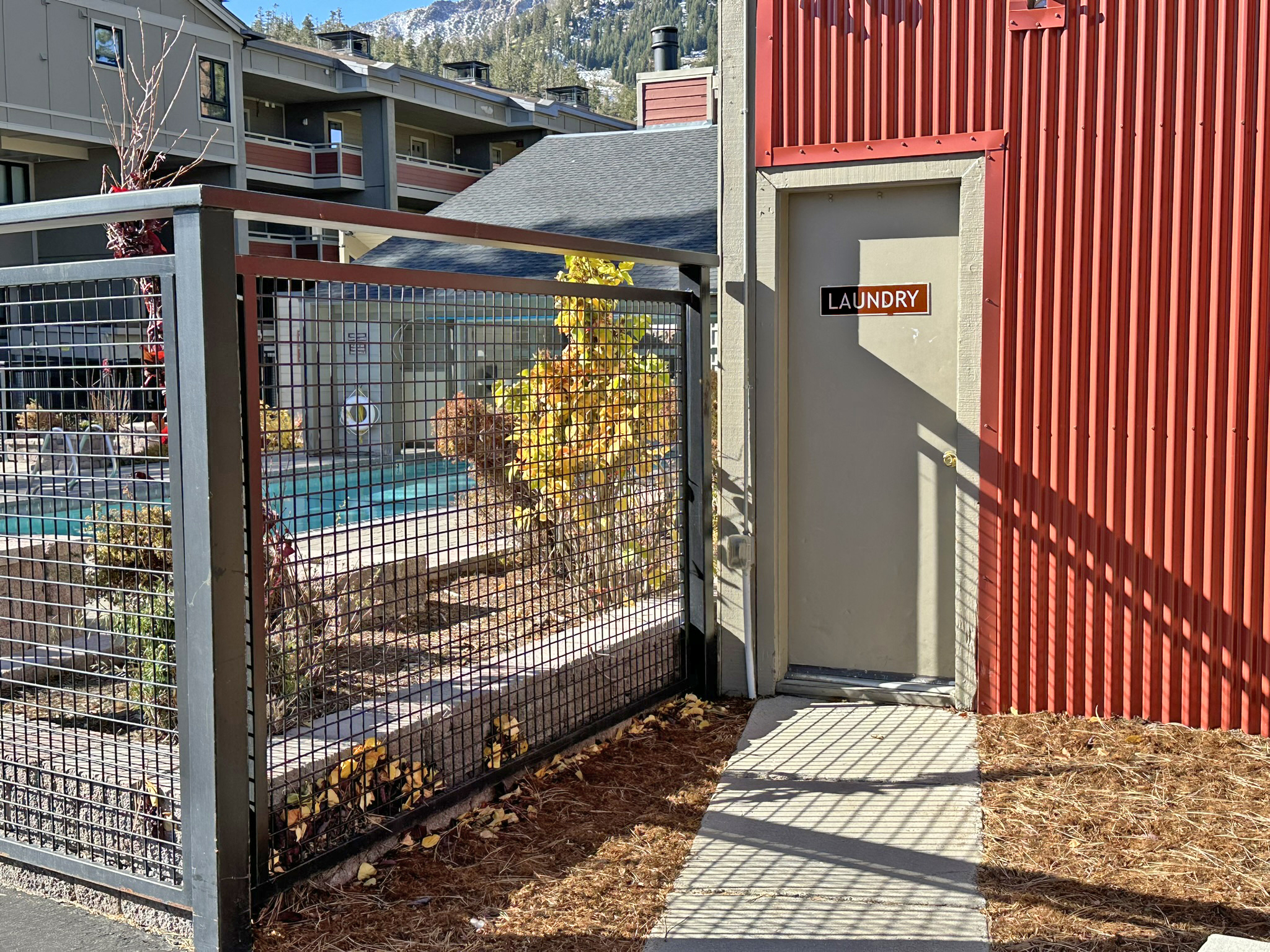 Washers & Dryers located in the club house