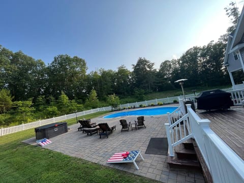 Enjoy your own backyard oasis on 10 acres of privacy!