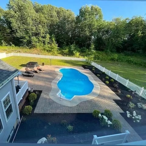Inground heated pool