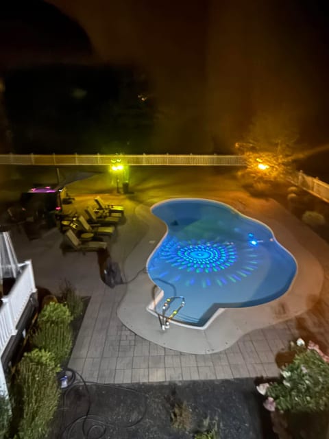 Outdoor drone pic at night
