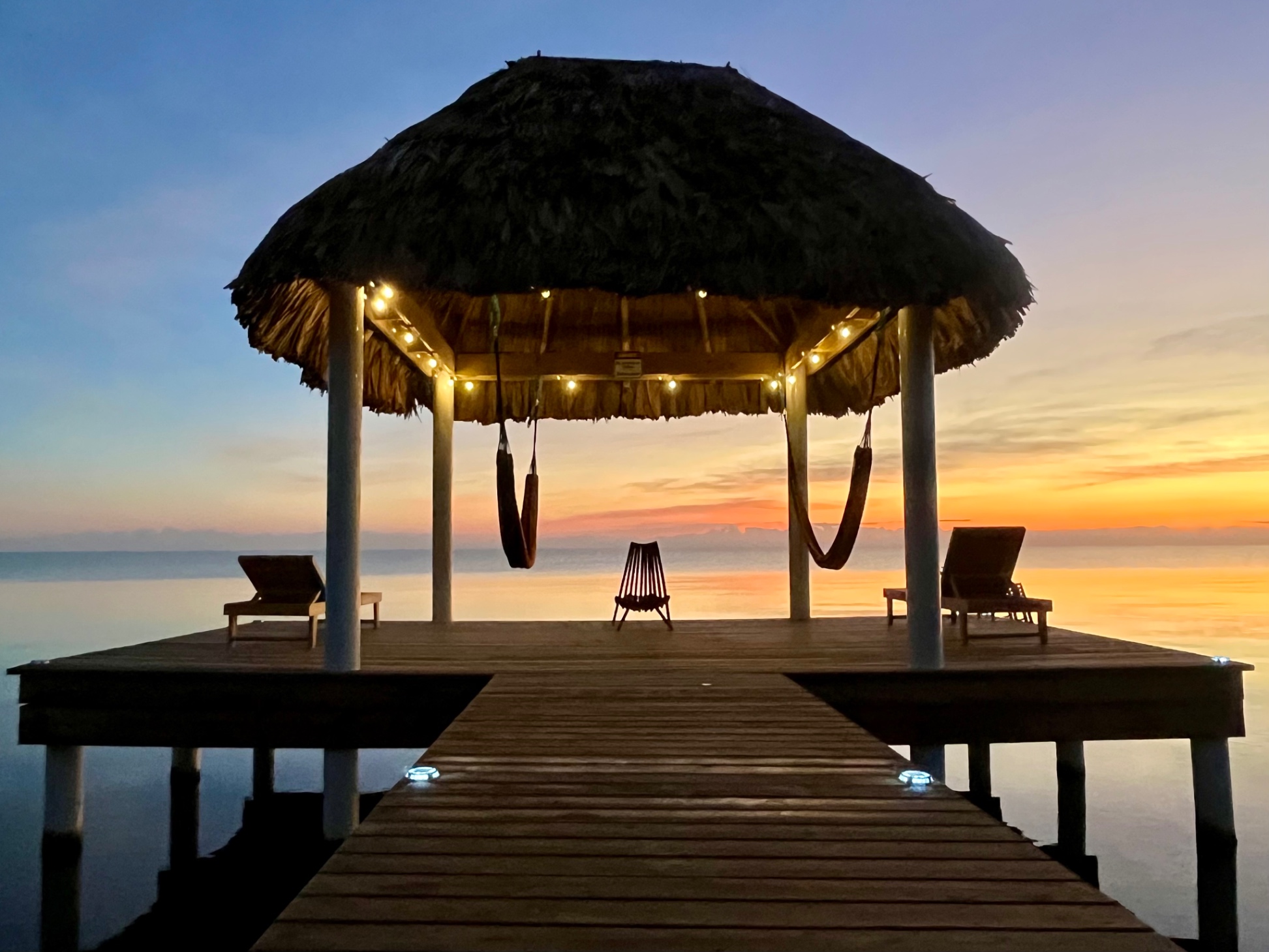 Start your day with magical sunrises from the dock