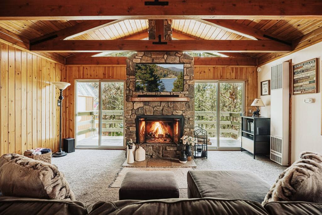 Cozy up in our cabin with a good book or the perfect place for a 5-Star nap!