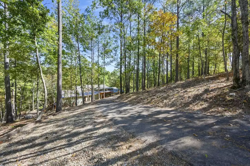 Spot the cabin just below our private paved U shaped driveway - Creekside ArtHouse - Broken Bow - Hochatown