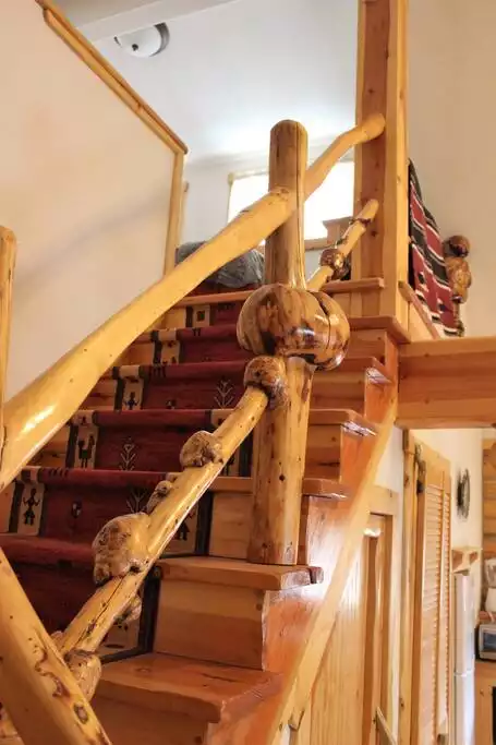 Stairs to loft bedroom