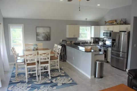 Kitchen and dinning area