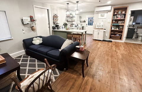 You can eat snacks at the counter while not missing a moment of your favorite Netflix or Disney+ show! There’s plenty of floor space for your little ones to spread out the toys