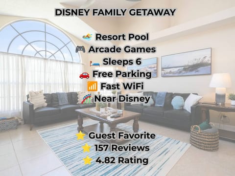 Disney Family Retreat 3 BDR | Arcade Heated Pool