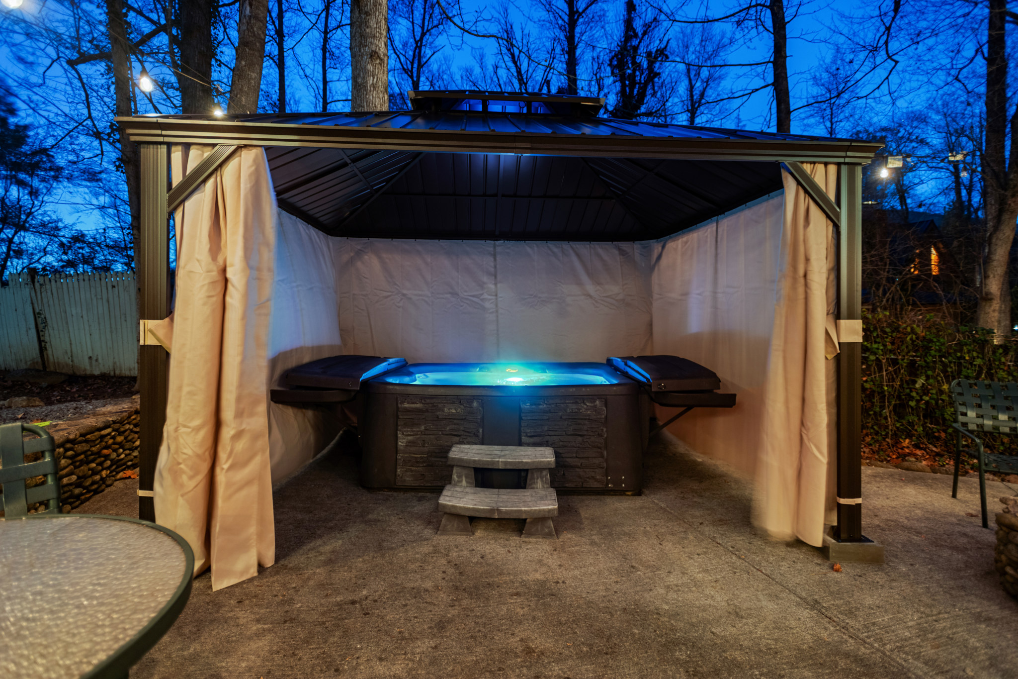 HOT TUB WITH GAZEBO
