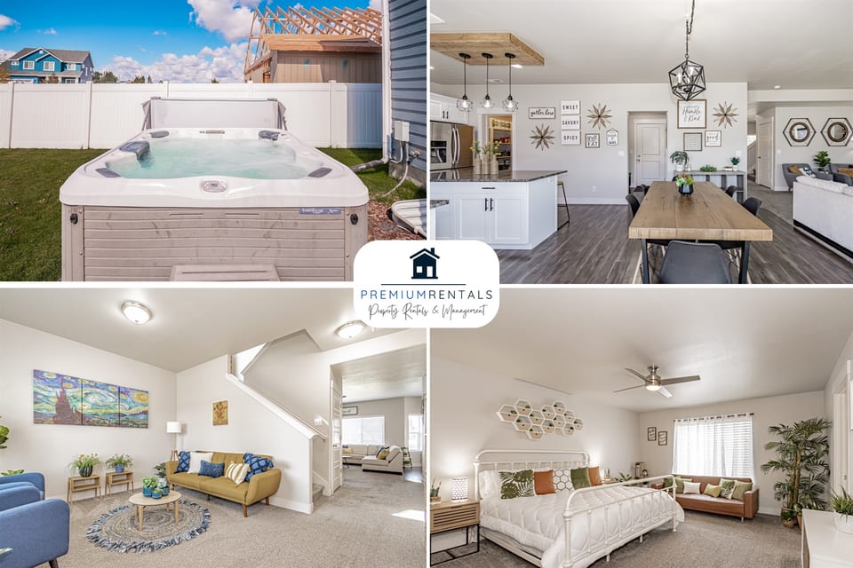 Private Rexburg 5BD Home Bonus Loft Theater HotTub - Rexburg
