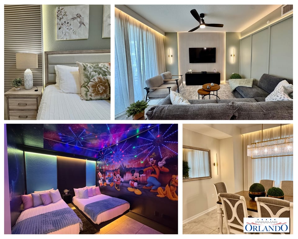 207_ Sparkle Apartment Close to Disney Free Waterpark - Kissimmee