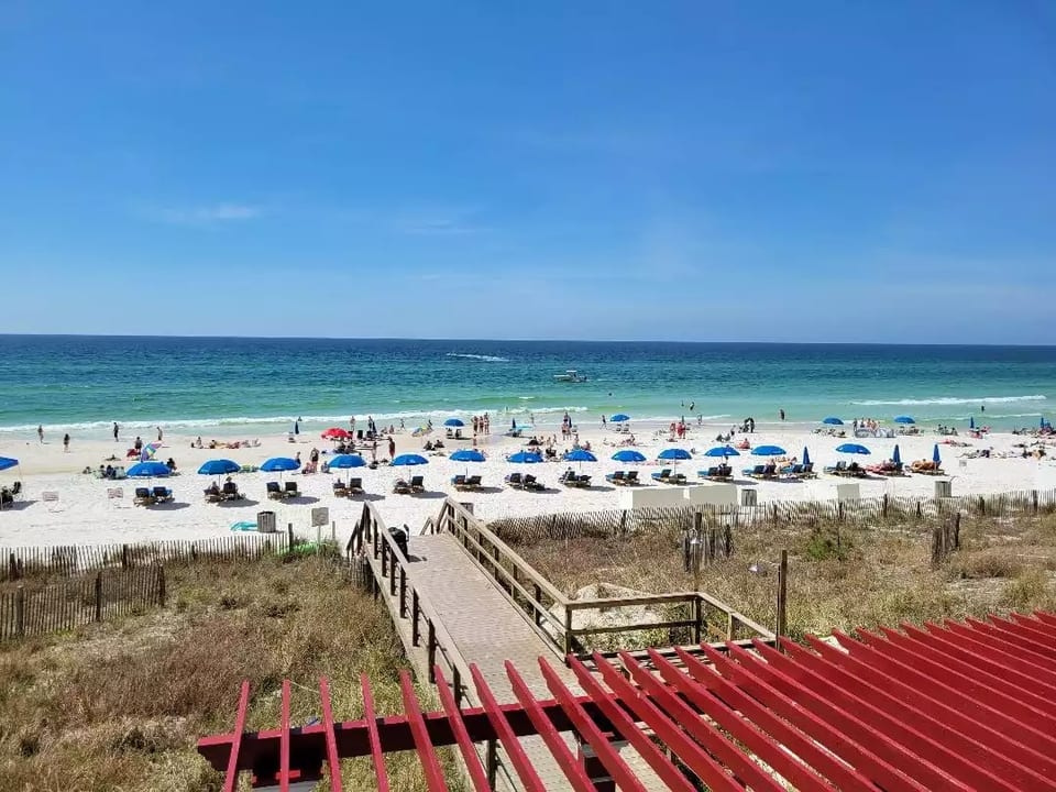 View from the double balcony.