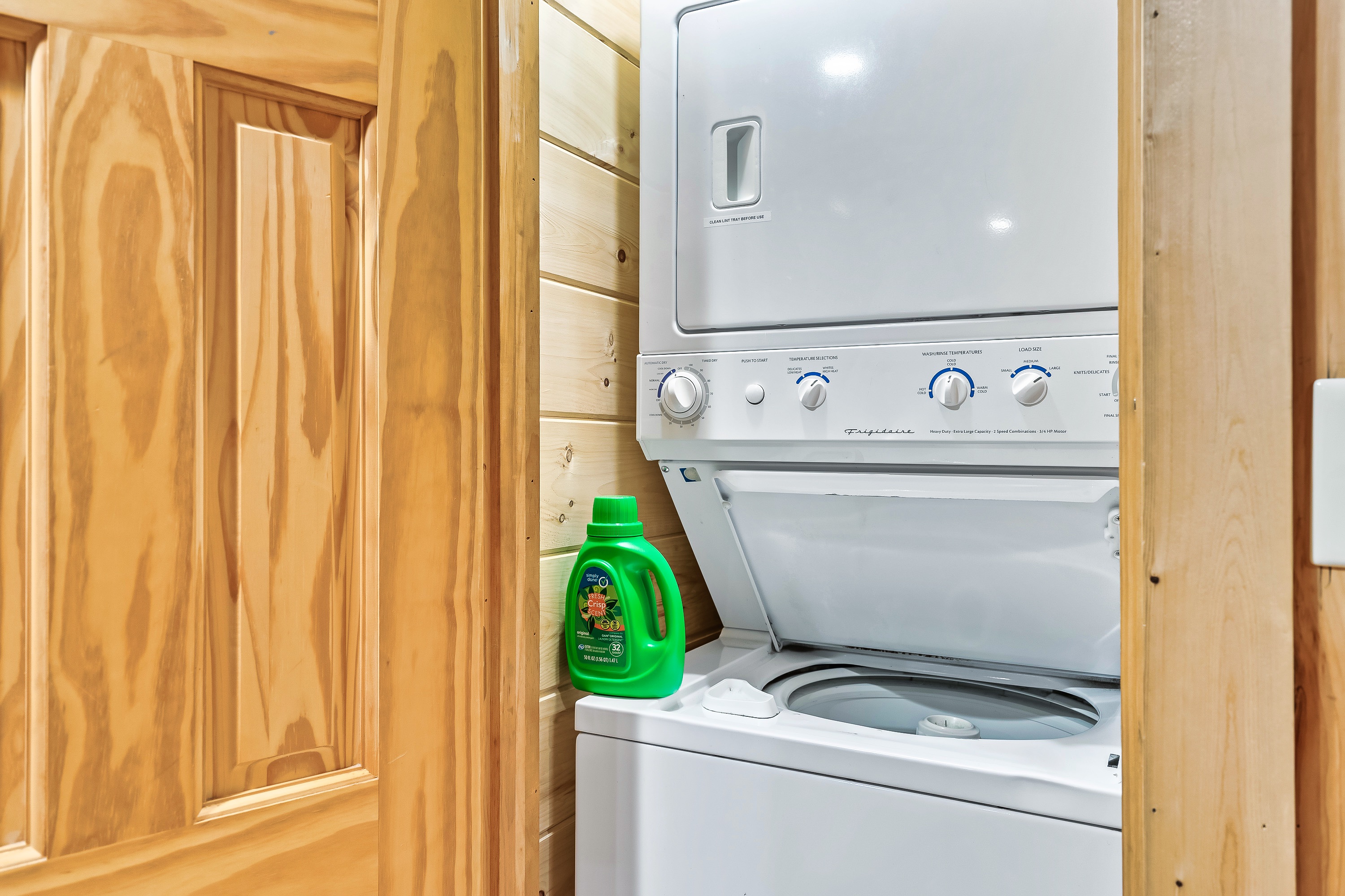 Free detergent provided for laundry