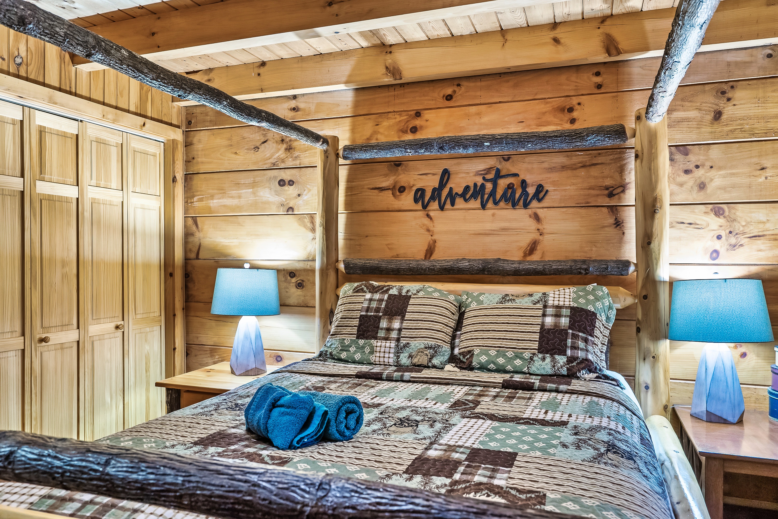 Main level queen bedroom