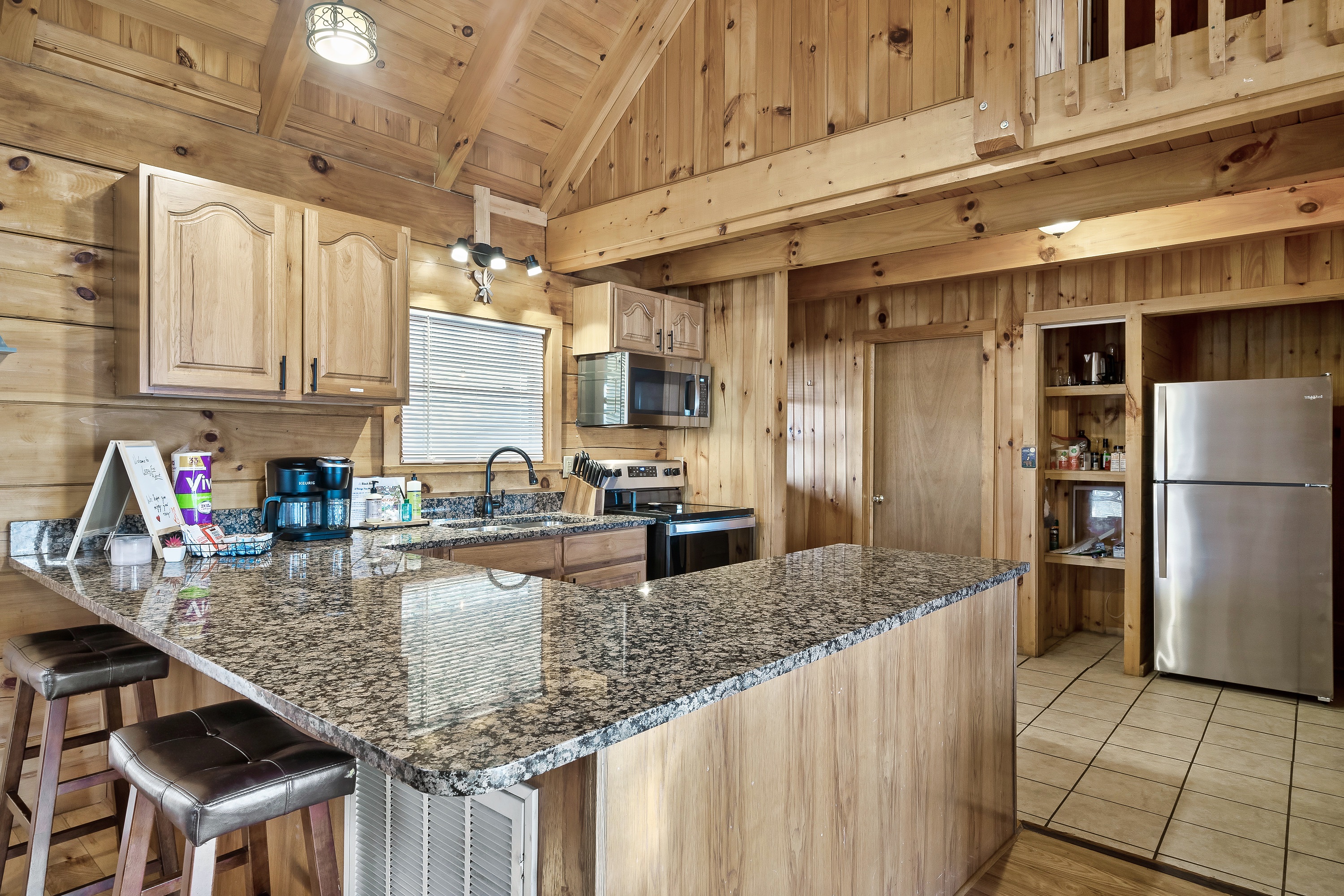 Feeling like cooking at home? Enjoy the stainless steel appliances