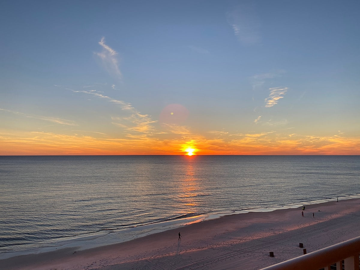 Sunsets from the balcony are amazing!
