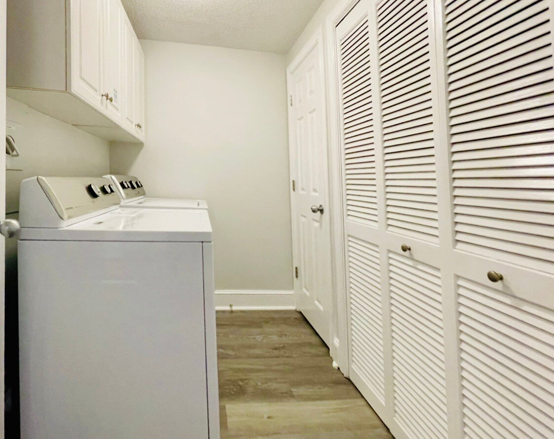 Full size washer and dryer