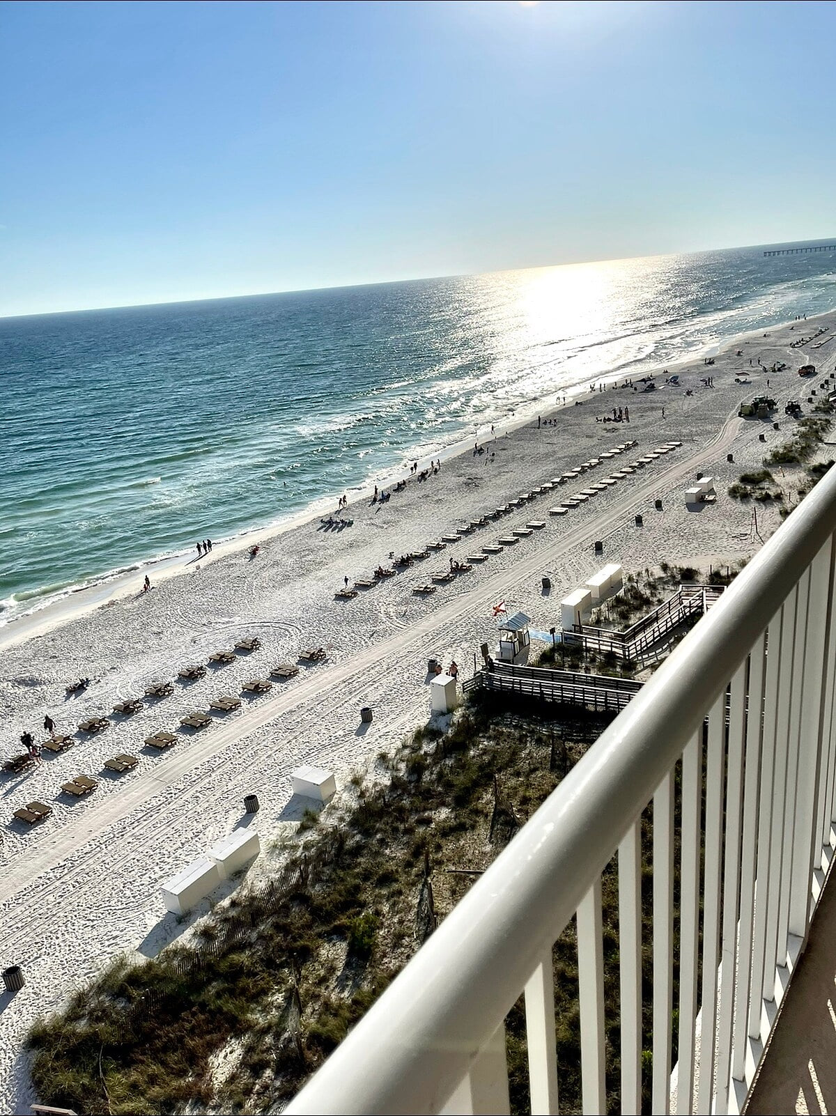 Beachfront views!