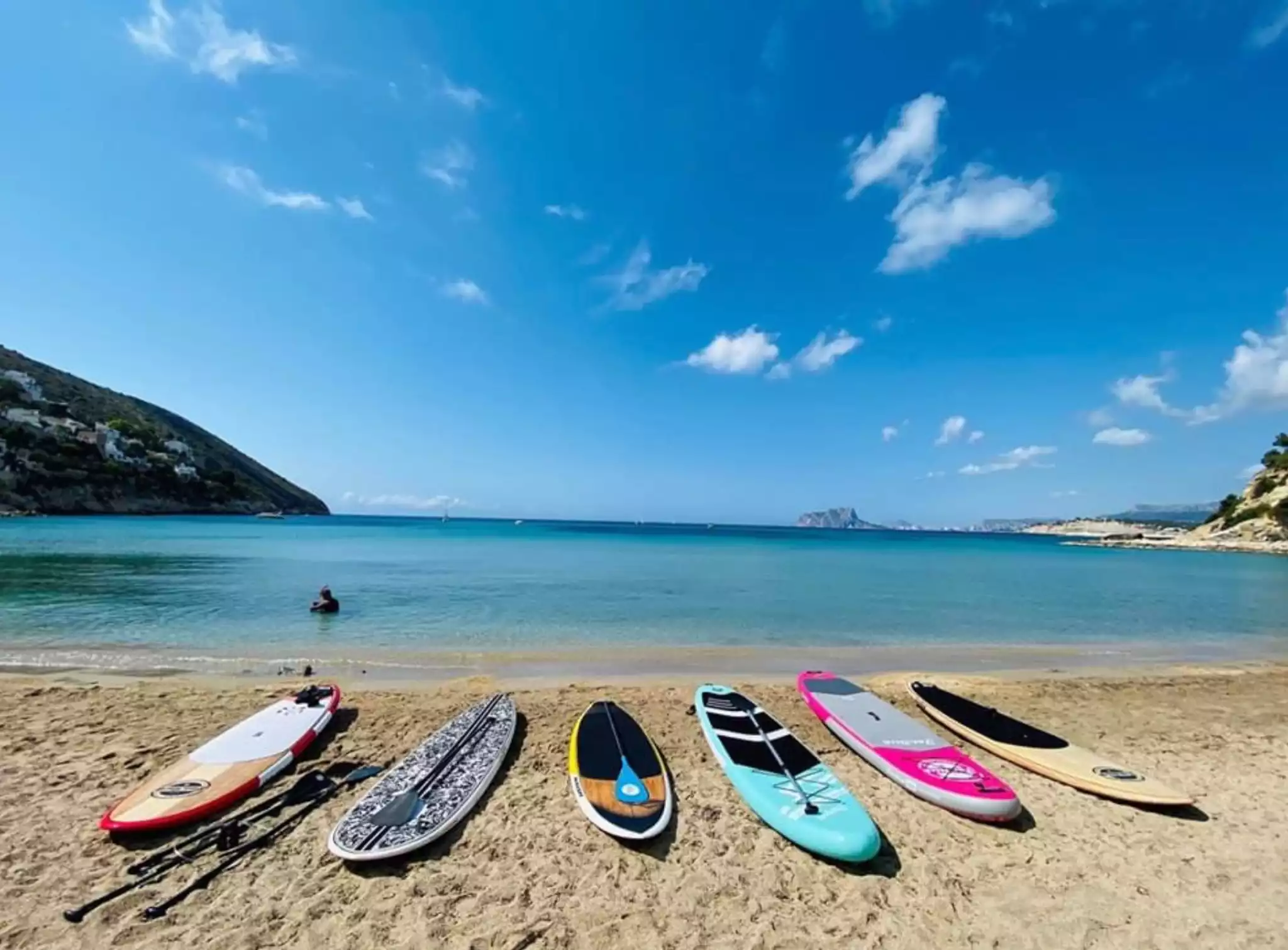 SUP at Playa El Portet