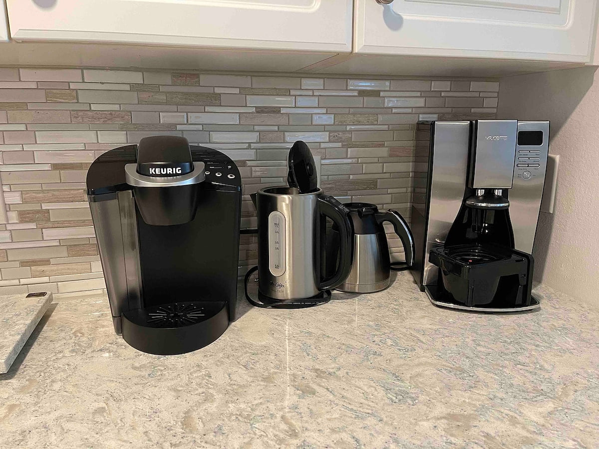 Your choice of coffee makers