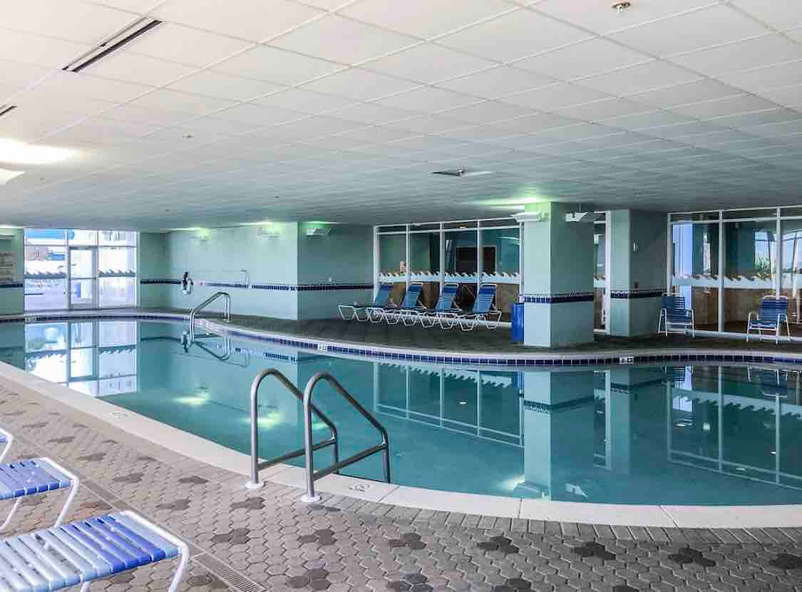 Indoor heated pools
