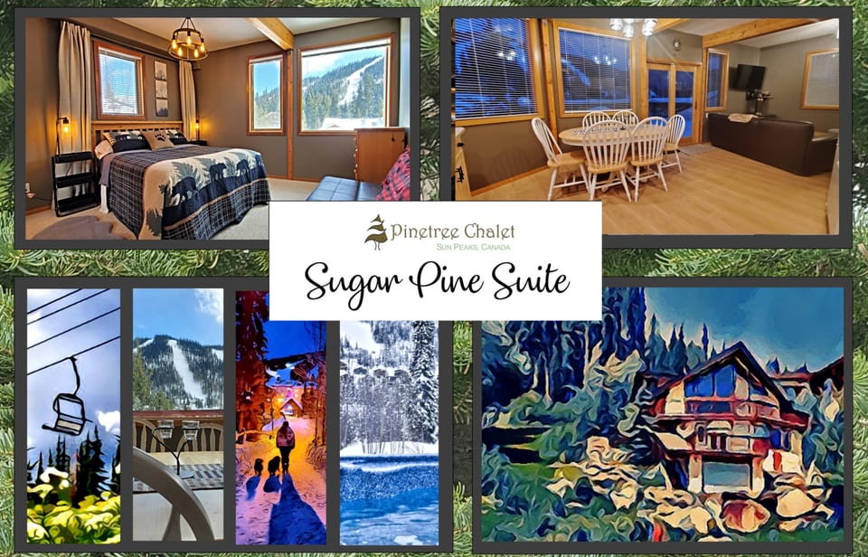 Snapshot of the Sugar Pine Suite at Pinetree Chalet