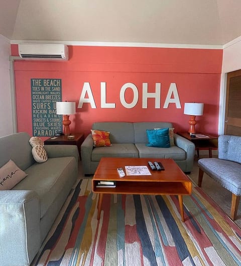 Aloha - welcome to Kauai. Queen Sleeper Sofa and Twin Sleeper Sofa in the living room