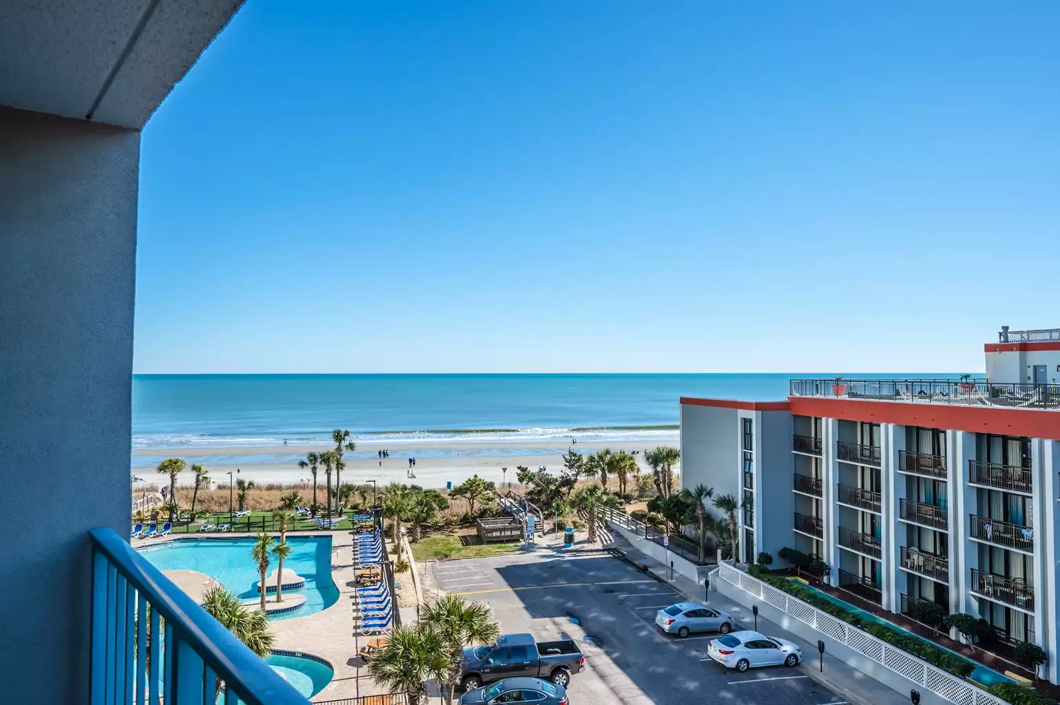 View the Ocean from the Balcony - Sand Dunes 2550 - 1 Bedroom - Myrtle Beach