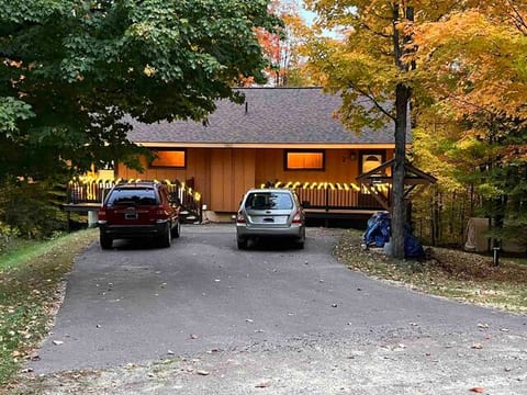Shared Driveway for Both Cabin Fevers Units | Perfect for families or groups — rent both cabins together for up to 12 guests.
