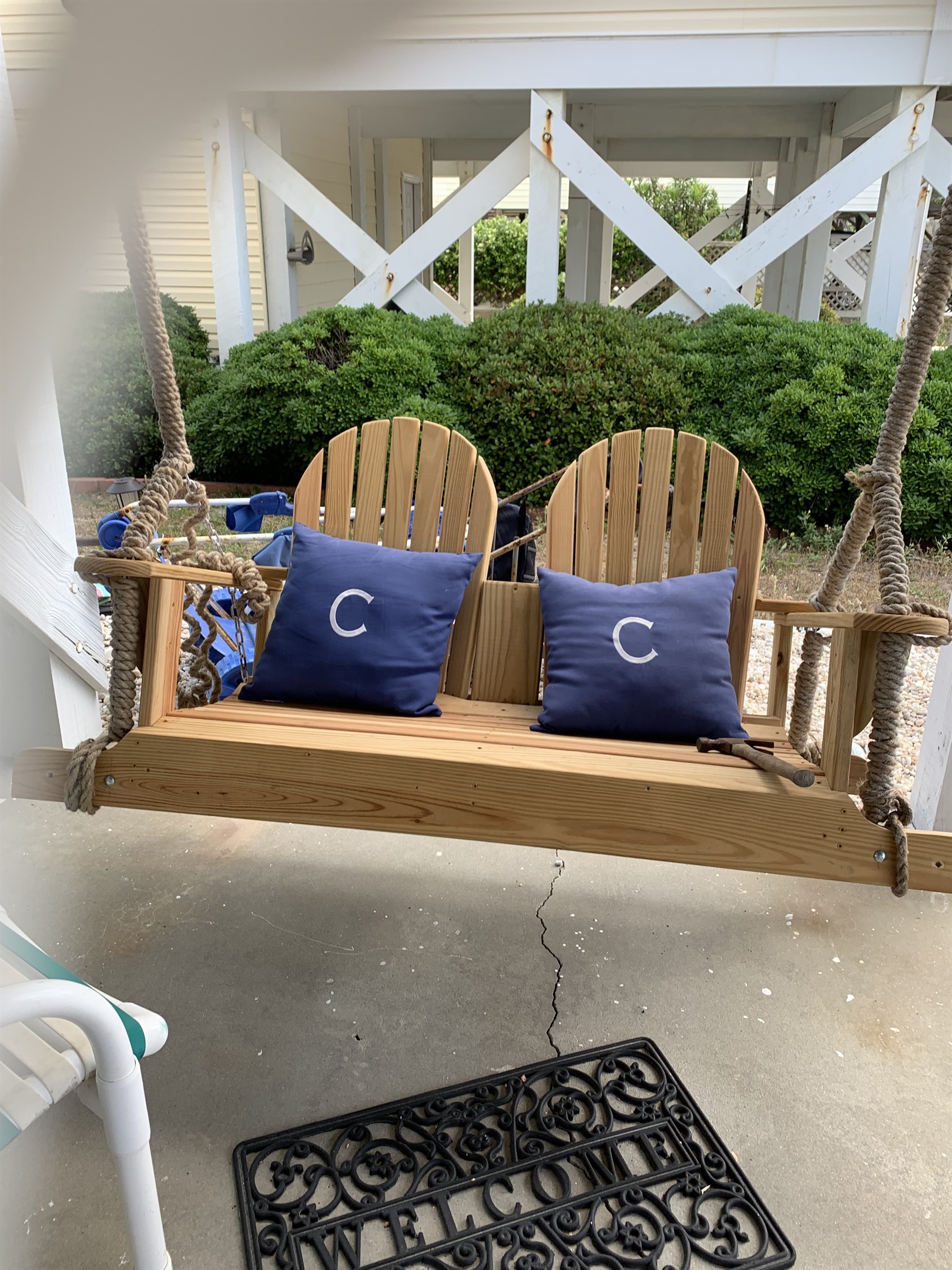 swing downstairs swing downstairs - The C's By The Sea - Holden Beach