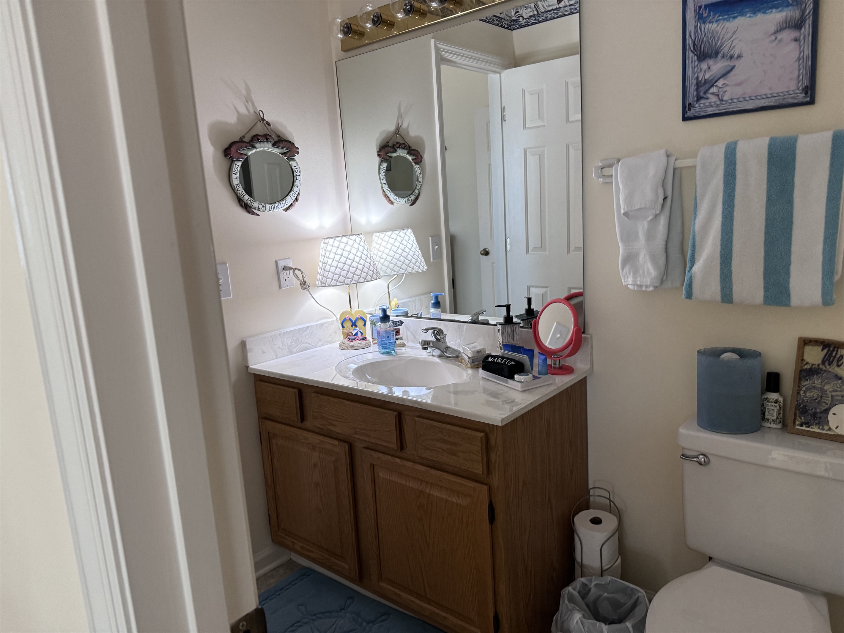 King bedroom #3 en suite bathroom with shower King bedroom #3 en suite bathroom with shower - The C's By The Sea - Holden Beach