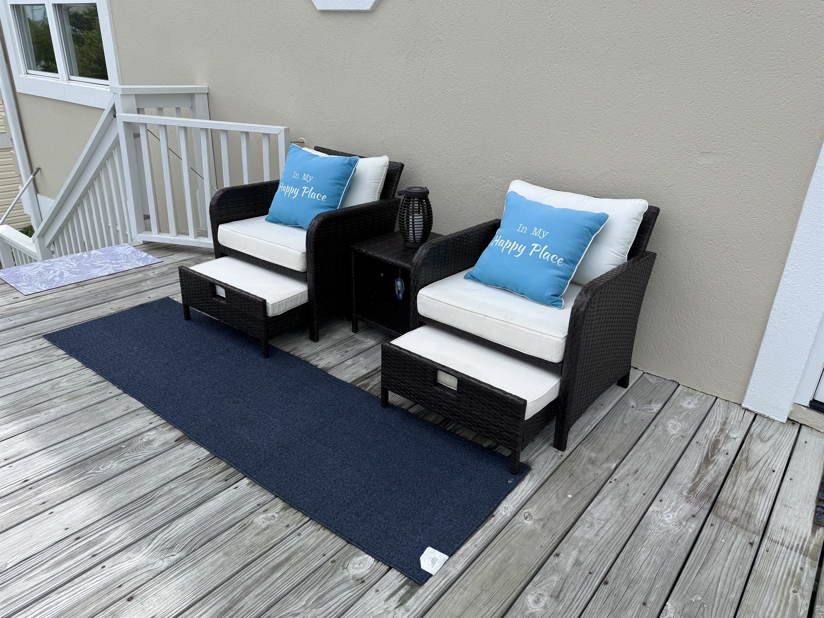 back deck loungers off downstaris off king bedroom back deck loungers off downstaris off king bedroom - The C's By The Sea - Holden Beach