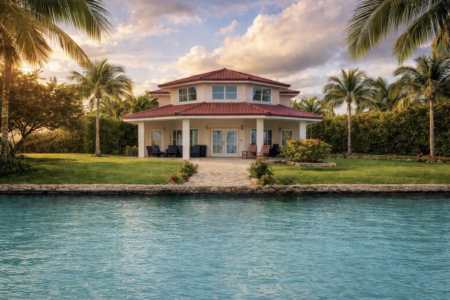 Private Waterfront Villa + Full Resort Access!