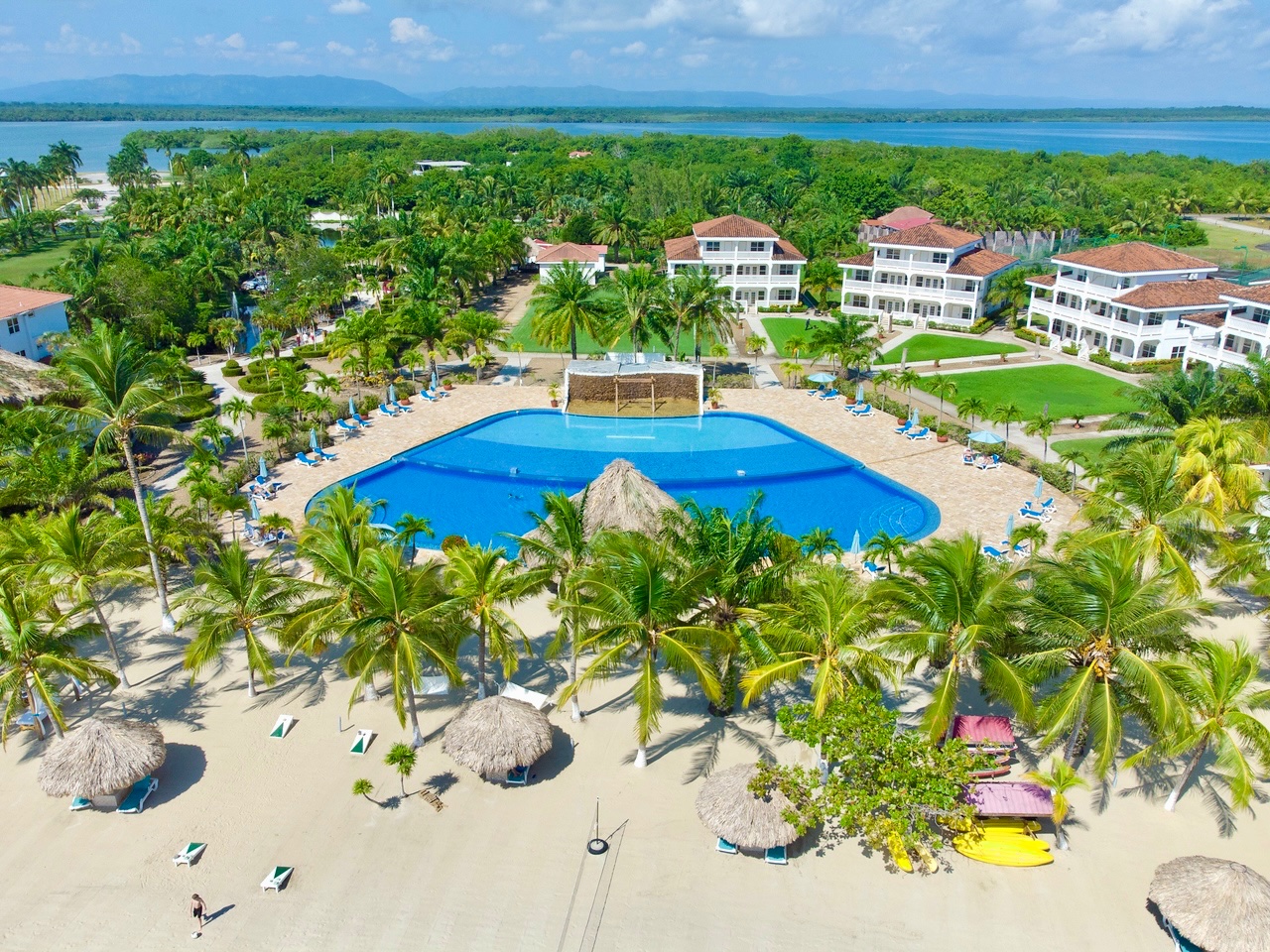 Relax at the pool, play on beach, or explore the marina with complimentary kayaks and paddle boards 