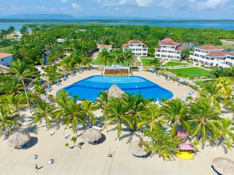 Relax at the pool, play on beach, or explore the marina with complimentary kayaks and paddle boards 
