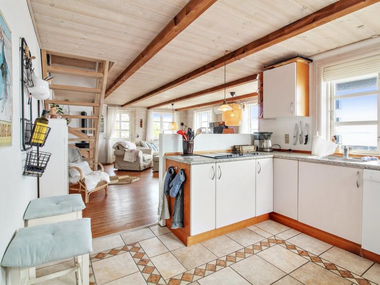 Kitchen / Dining Room - Sander - 10m to the inlet in The Liim Fiord - Roslev