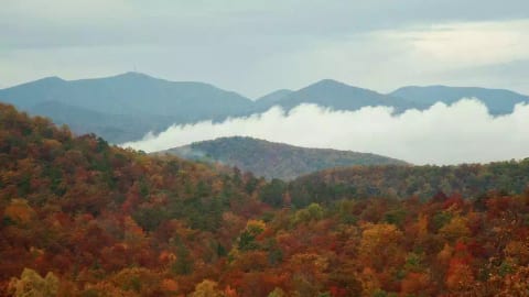 Fall is jawdropping from the deck of High Rock Haven.