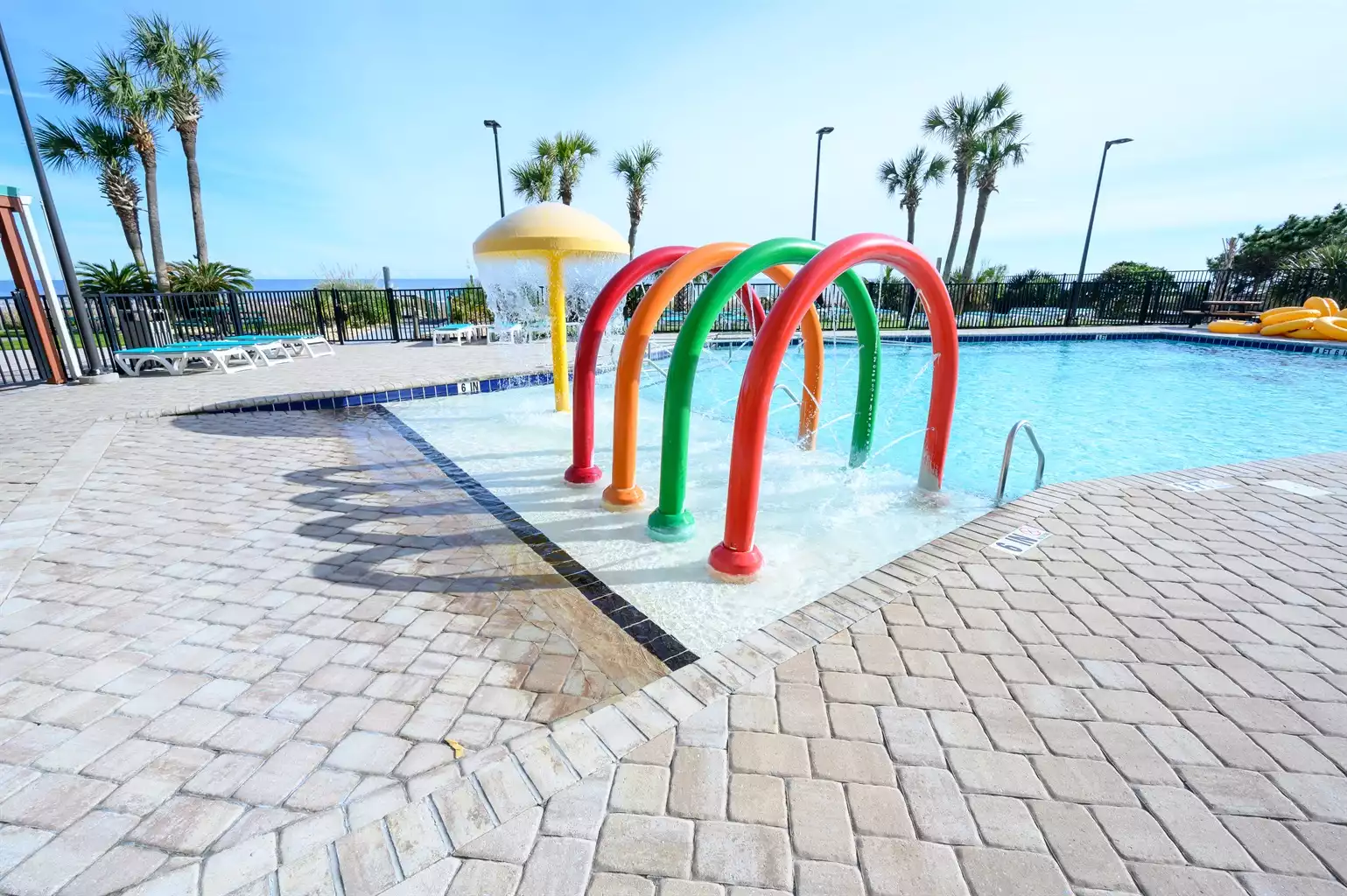 Splash Area off of Main Pool - Sand Dunes 1802 - 3 Bedroom - Myrtle Beach