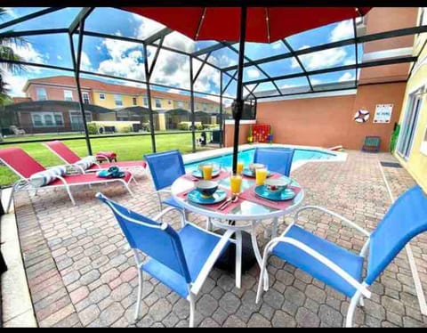 Screened in private pool