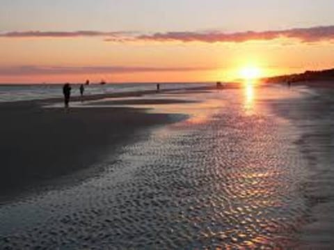 Shipyard Beach at sunset