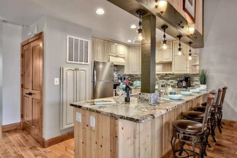 Private beach, Close to ski, Resort Amenities!