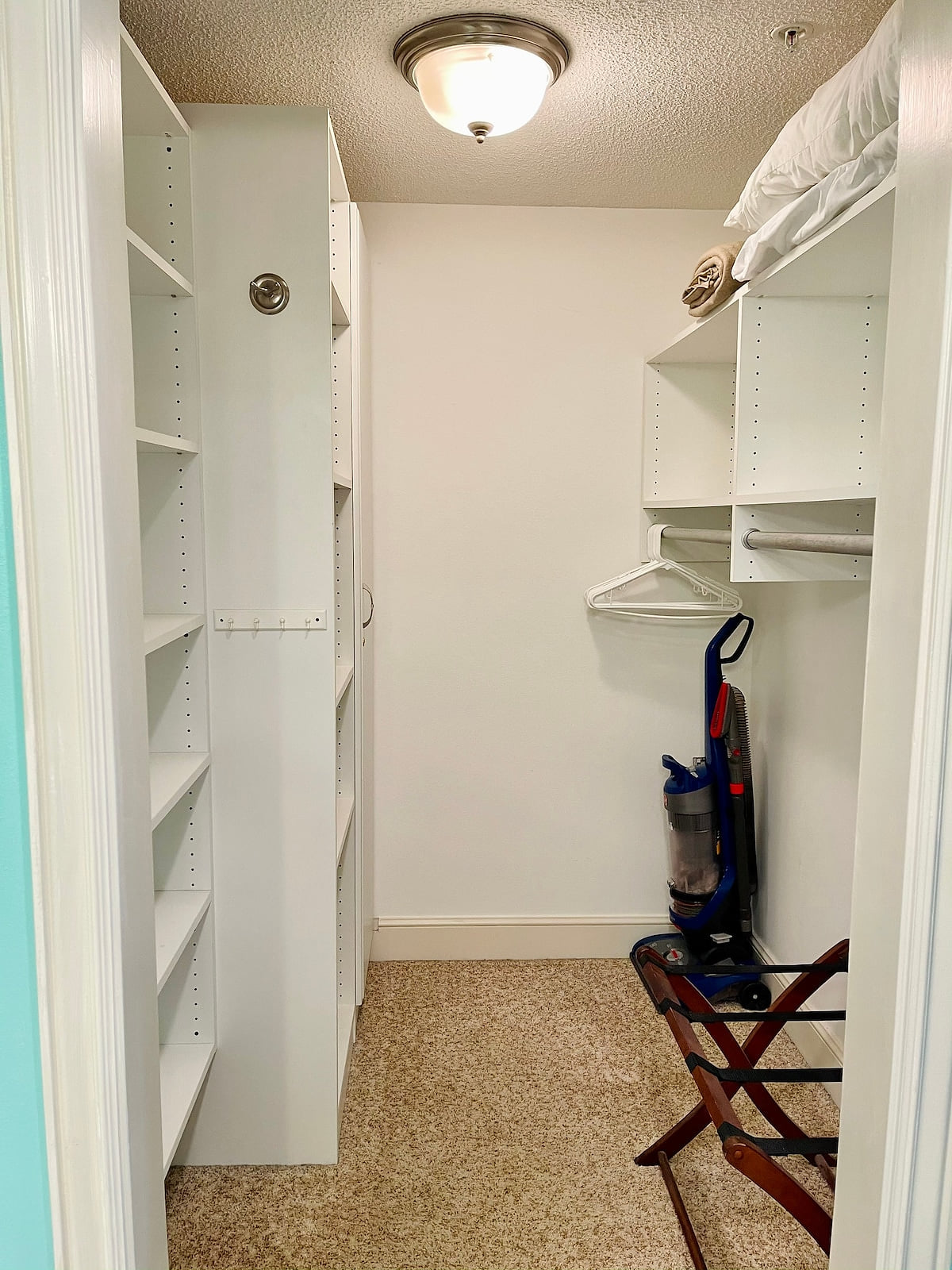 Large walk in closet