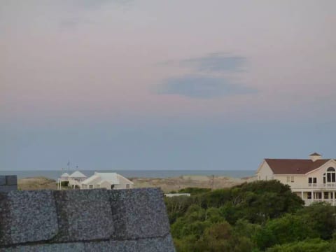 View toward ocean from the roof top deck. This is not zoomed. 
